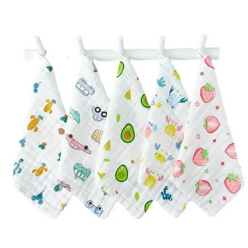 1pcs/5pcs Baby Face Towel Musl - مراجعة Baby Clothing Fabric وسعره