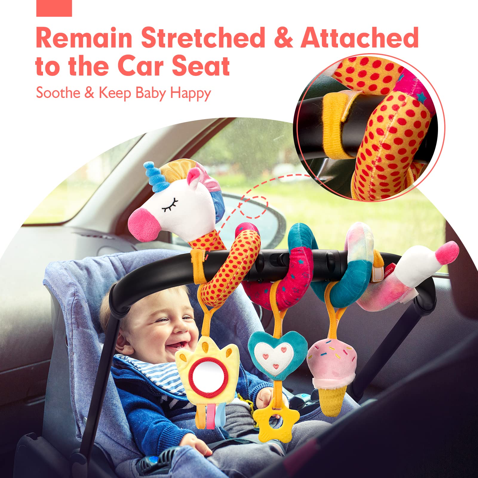 Car Seat Toys for Babies Rattl - مراجعة Baby Clothing Gift Set وسعره