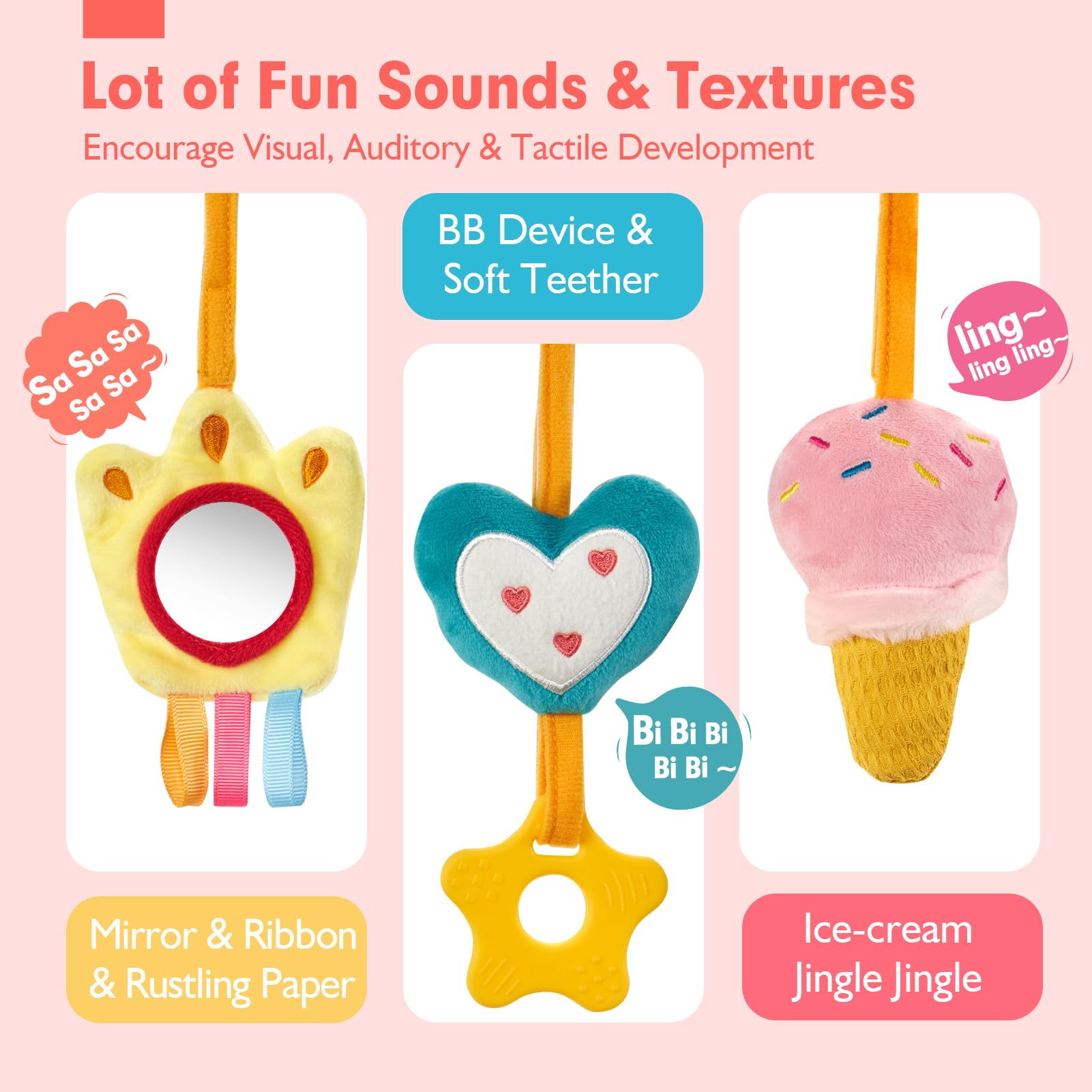 Car Seat Toys for Babies Rattl - مراجعة Baby Clothing Gift Set وسعره