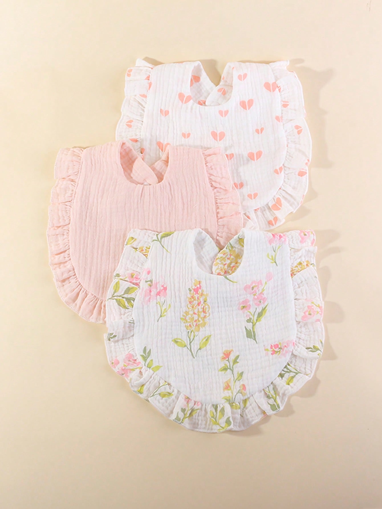 3pcs/set Baby Muslin Bibs Soft - مراجعة Baby Clothing Fabric وسعره