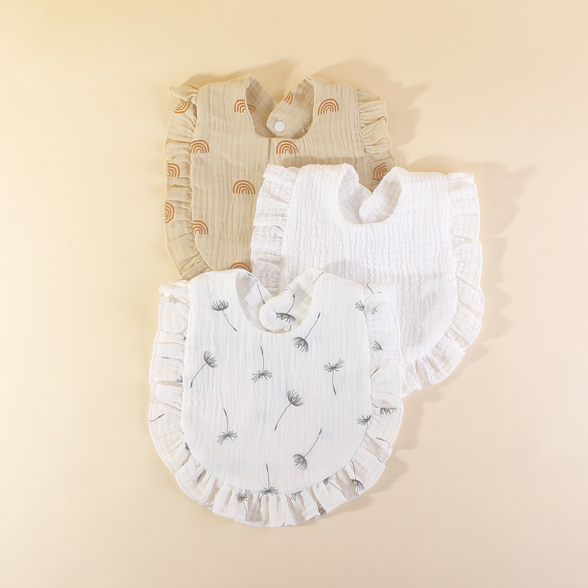 3pcs/set Baby Muslin Bibs Soft - مراجعة Baby Clothing Fabric وسعره