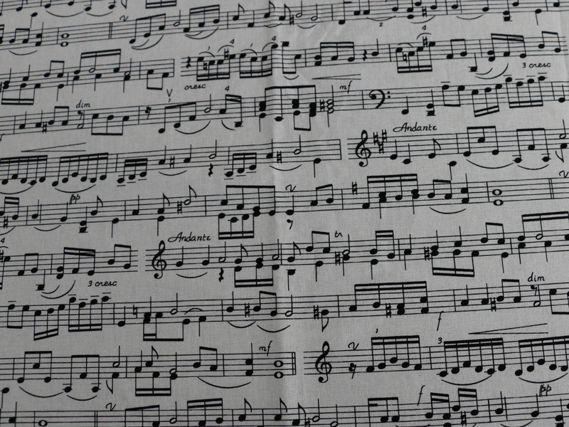 50cm*110cm Music Note Printed  - مراجعة Baby Clothing Organic Cotton وسعره