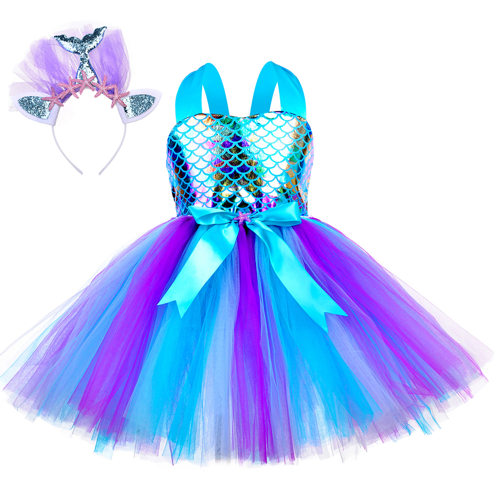 Little Mermaid Princess Dresse - مراجعة Baby Tutu Skirt وسعره
