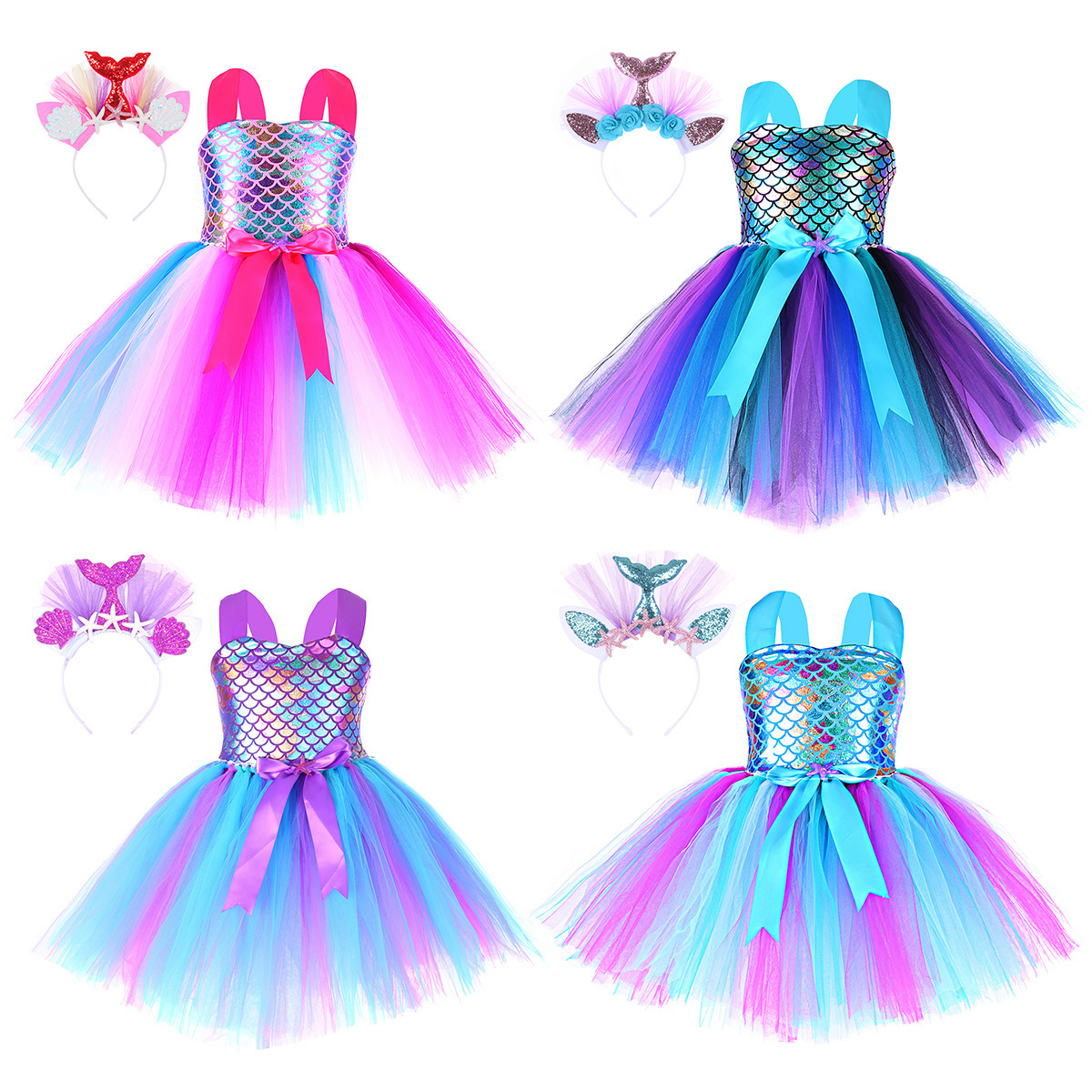 Little Mermaid Princess Dresse - مراجعة Baby Tutu Skirt وسعره